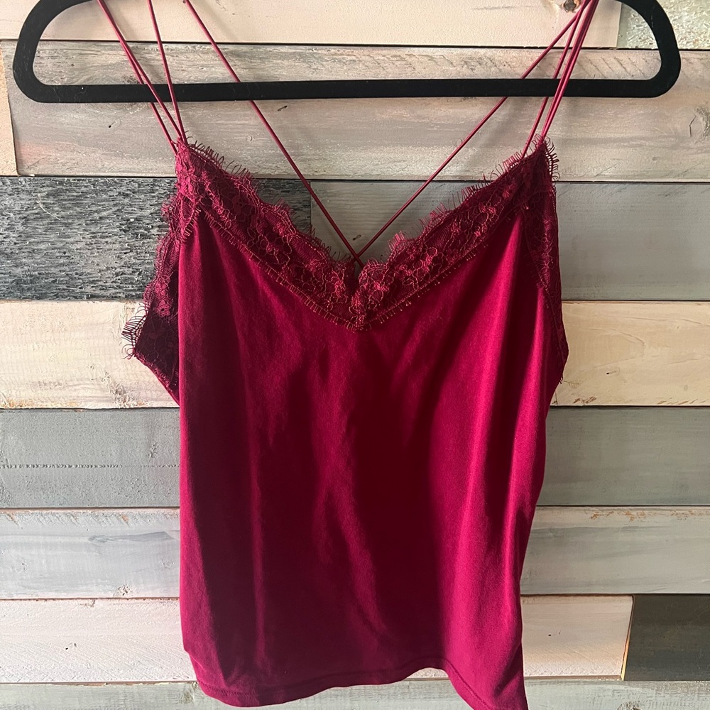 Express - maroon camisole - medium